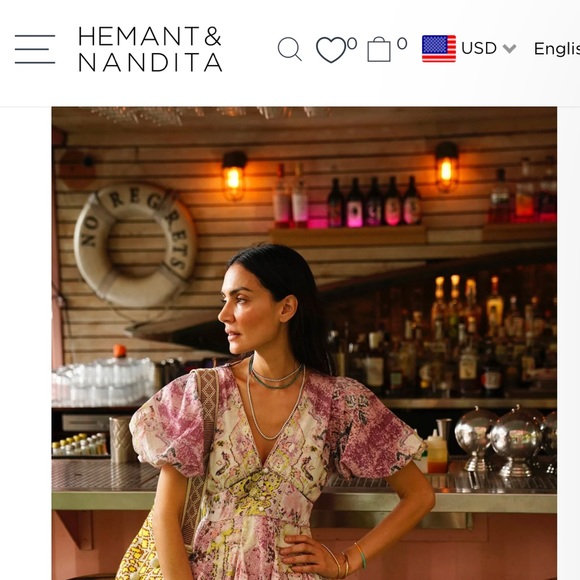 Anthropologie Hemant & Nandita adorable chic crop blouse - Picture 10 of 10